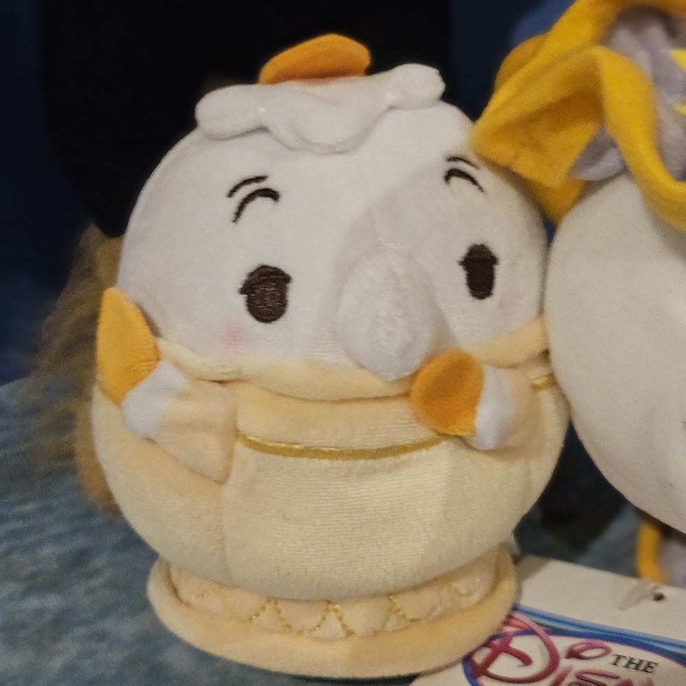 Disney Beauty and the Beast Plush Bundle Beast Chip Mrs Potts Lumiere Cogsworth - Picture 8 of 14